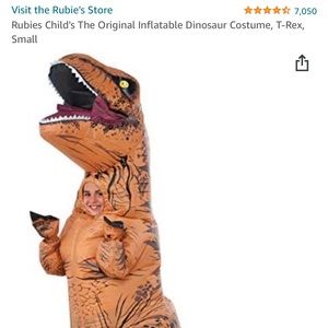 Child’s inflatable T-Rex Costume (EUC)